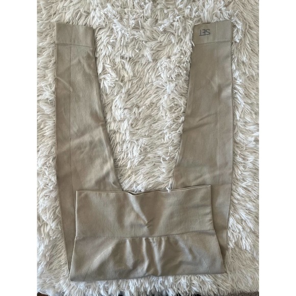 SET ACTIVE Tan Leggings Size M - Picture 5 of 5
